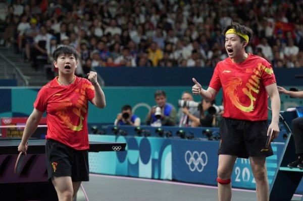 问鼎娱乐官网入口 奥运乒乓混双莎头4-2朝鲜黑马 为中国队拿下第6金